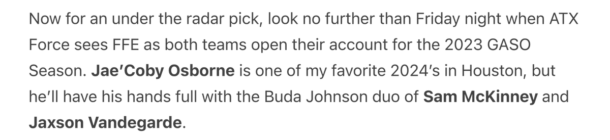 ATX Force vs the best of the best this weekend:

Friday 8:10 vs F.F.E.
Sat 10:40 vs Houston Hoops EYBL 17U

Thanks for the shout out <a href="/GASOLyndon/">Lyndon Cook 🏀</a>