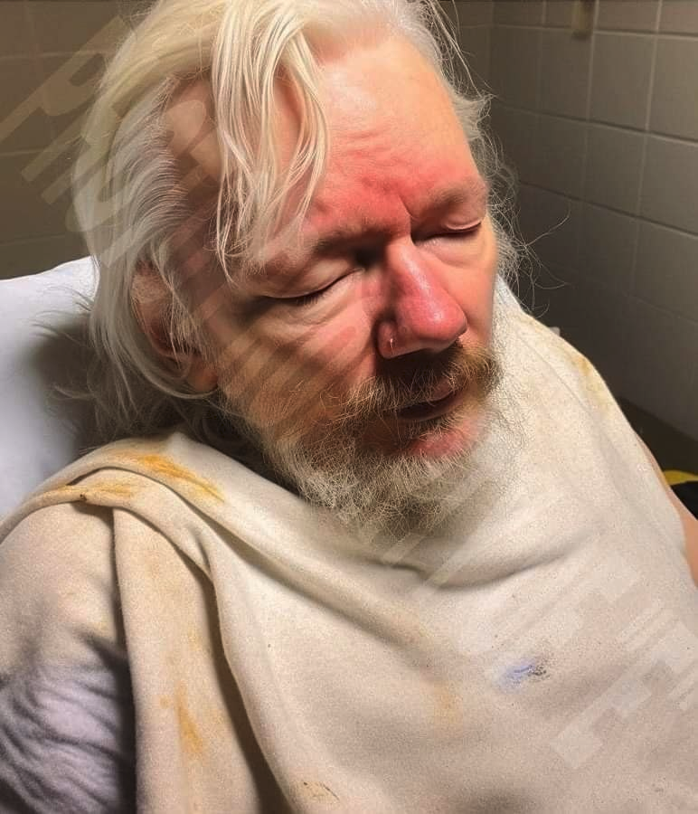 GeorgesClounaud's tweet image. Pendant ce temps là, le prisonnier politique du camp du bien, Julian #Assange, dans l&apos;indifférence générale, se meurt dans une prison londonienne. 
Sa faute ? Avoir dénoncé les crimes de l&apos;armée🇺🇸 en Irak ? 😡
#AssangeFreeNow