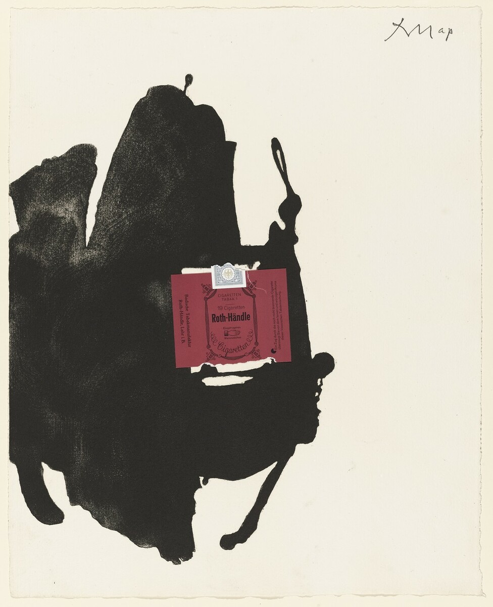 Robert Motherwell, Roth-Händle, (1974-75) #museumarchive #museumofmodernart moma.org/collection/wor…