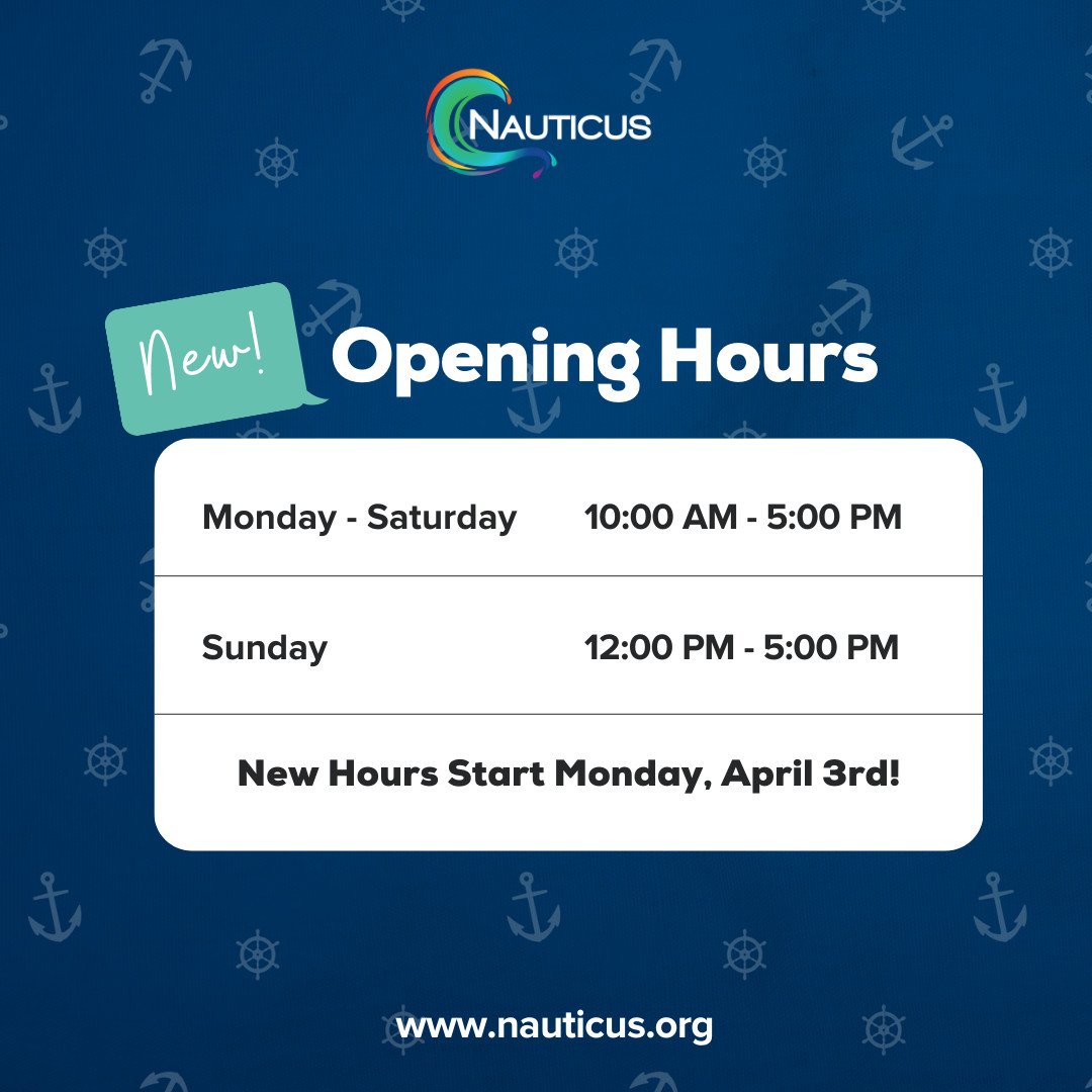 Starting April 3rd, Nauticus and the Battleship Wisconsin will be open on Mondays! For the last month of our Game Changers exhibit, closing April 30, dress as your favorite Super Mario character and receive $5 OFF general admission! bit.ly/nautadmission