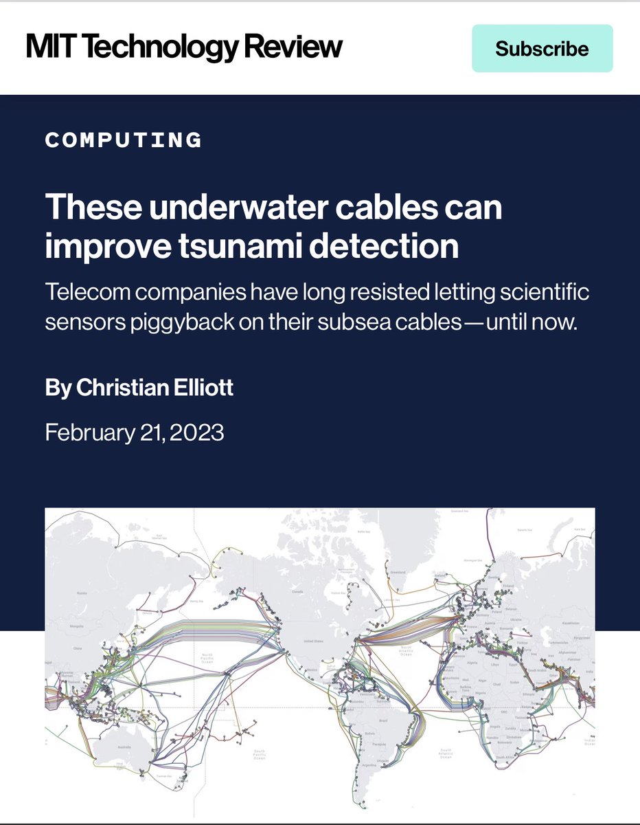 subseadata's tweet image. Subsea Data Systems is proud to be featured in @techreview for our rapid progress in developing #SMARTCable sensor systems. …chnologyreview-com.cdn.ampproject.org/c/s/www.techno…