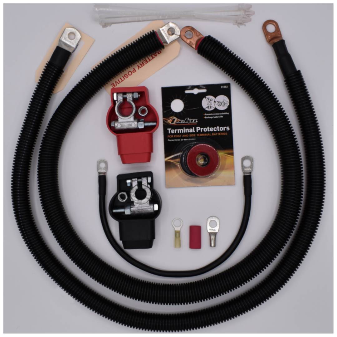 BatteryCables's tweet photo. Here is the 3/0 version of yesterday's post 😍 she's a bit thicker. 
•Dodge Battery Cable Kit for Gen 1 5.9L Single Battery 1989-1993 3/0 #HardStart 
#6557 on our website
#Cold #coldweather #noproblem #upgrade #starter #thicker #coolrunnings #dodge #gen1 #cables #custom #AZ https://t.co/olROG3DGyD