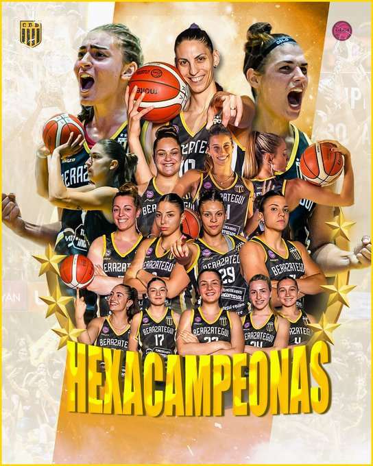 fedetoral's tweet photo. Una mística. Un camino recorrido. Una familia. Berazategui se quedó con el sexto título en la Liga Femenina (y el cuarto consecutivo)
Un proceso que viene de hace años trabajando y con una química dentro y fuera de la cancha que lleva a destacar y copiar el modelo. https://t.co/MeBDKFykfU