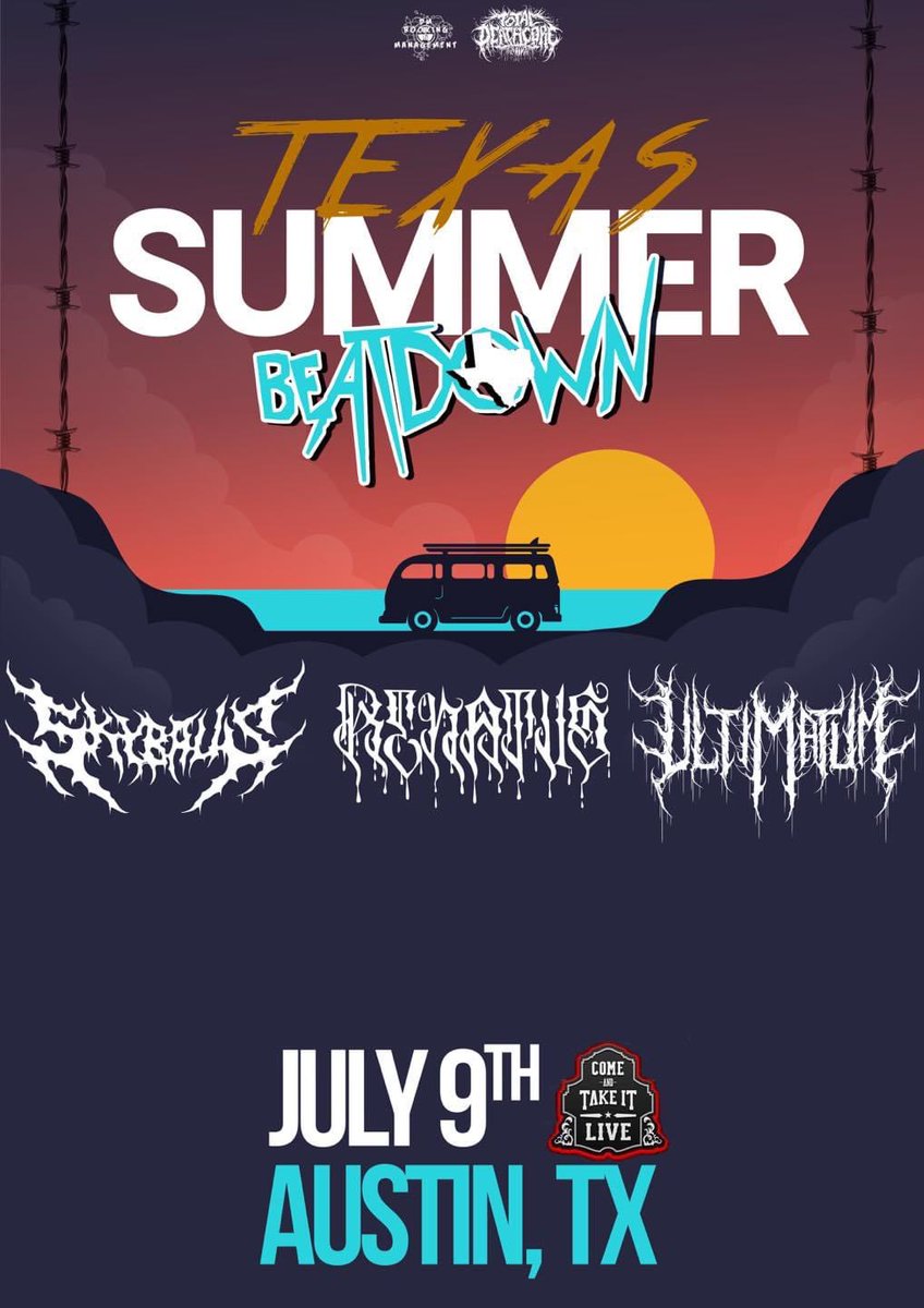 Renatus_Tx's tweet photo. The weekend is here, we are getting closer to summer! We will be on the road for our Texas run!

Check us out https://t.co/MNGRmmOe1G

Buy merch https://t.co/oKNmBAUjZ7

#texastours #tour #summer #thrash #techdeath #deathcore #deathmetal #spotifyplaylist #twostep #music #riftcity https://t.co/3HB7qcR82u