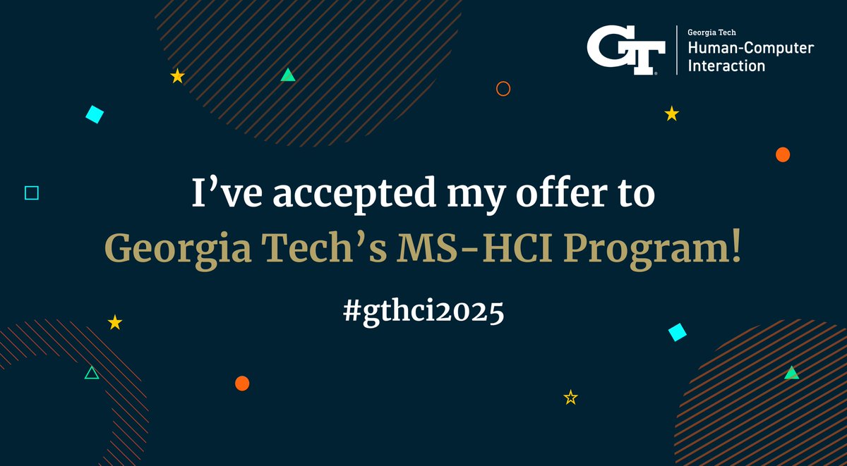 Georgia Tech MS HCI tweet media
