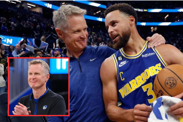 SportsBuda's tweet photo. Steph Curry leaves Coach Steve Kerr speechless with an unbelievable slingshot pass! 🤯🏀🔥

To read more, click here⬇️👇
https://t.co/bHMGyMqYD2

 #StephCurry #GoldenStateWarriors #NBA #basketball  #Sports #SportsNews #SportsUpdate #LatestNews #fyp #fypシ #foryourpage #viralpost https://t.co/7XCEqkuAdh