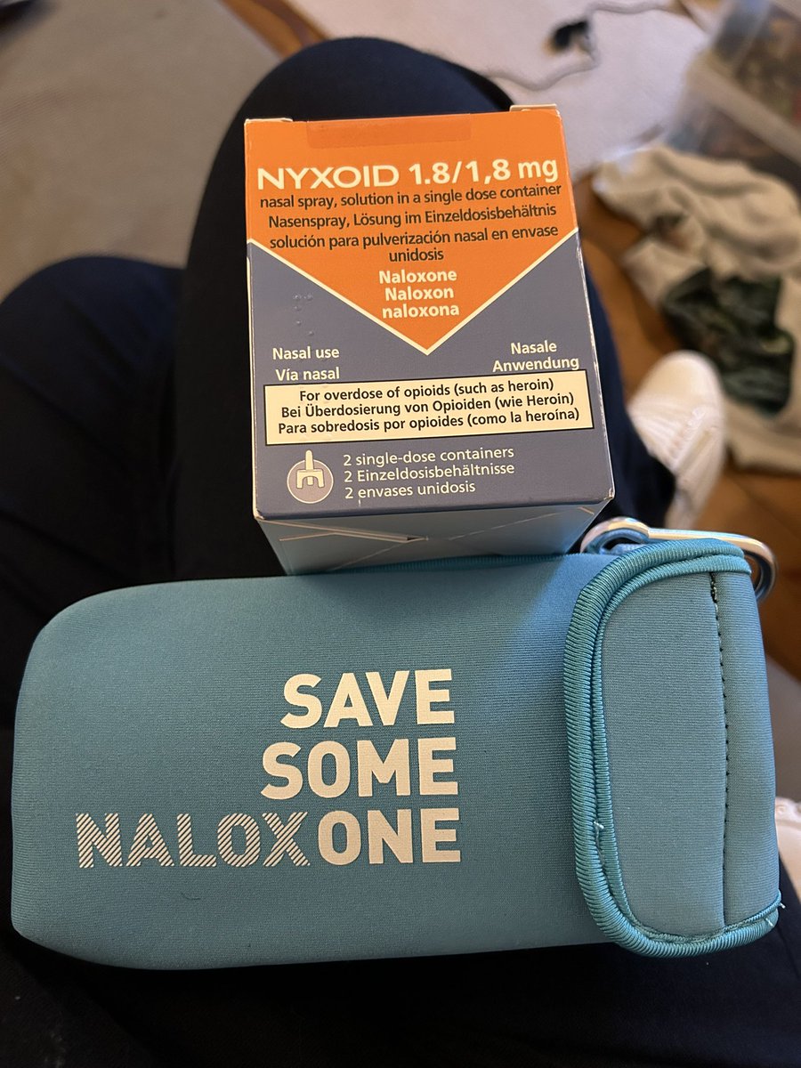 Another good thing to come from #FamiliesOnTheFrontline. We are now trained and carrying Naloxone. Anyone with a loved one with drug issues is always encouraged to get a kit. So simple to use but game changing! @SuzanneSFAD @change_families
