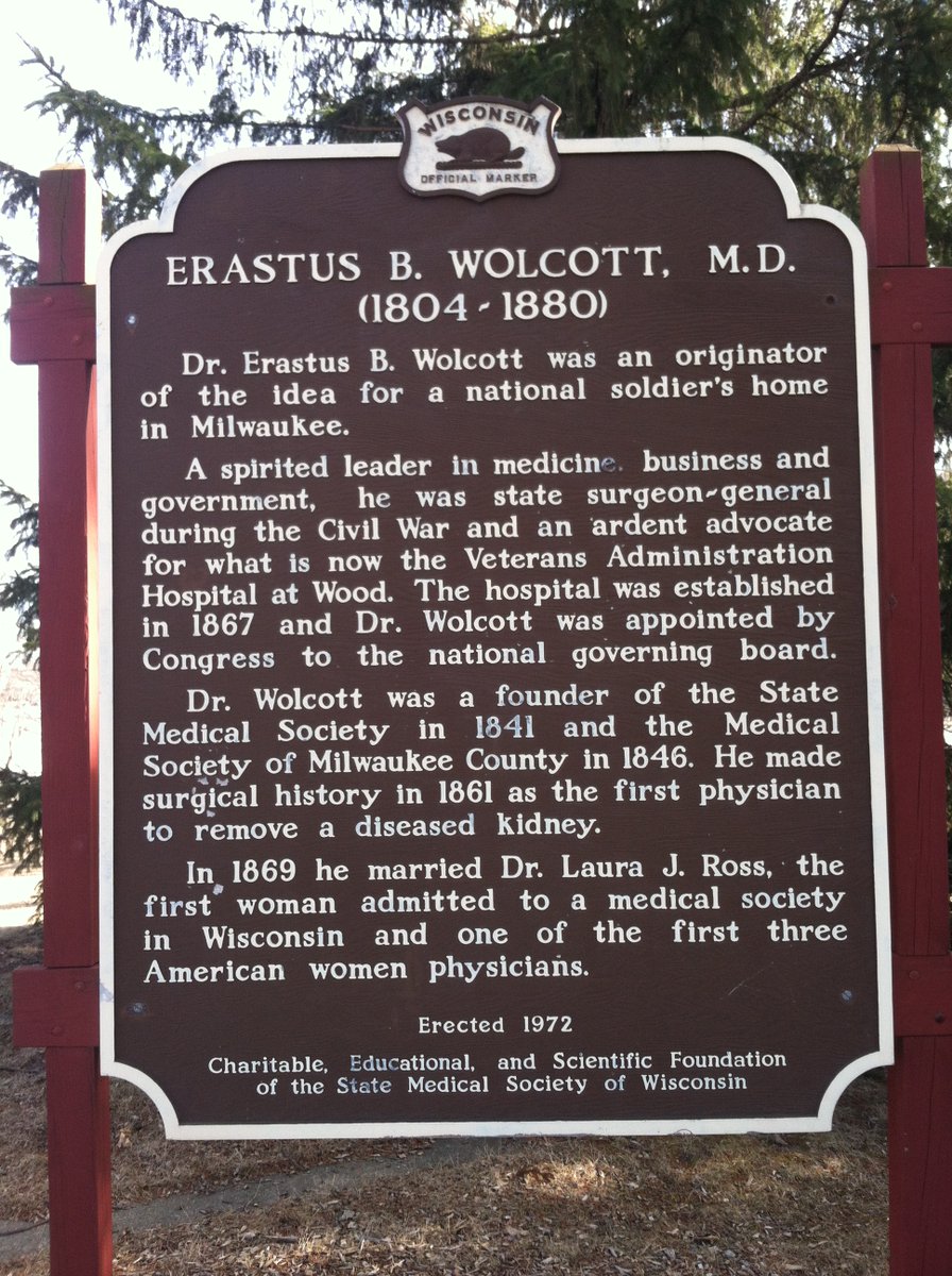#FunFactFriday Dr. Erastus B. Wolcott played a critical role in bringing a Soldiers Home to Milwaukee.
