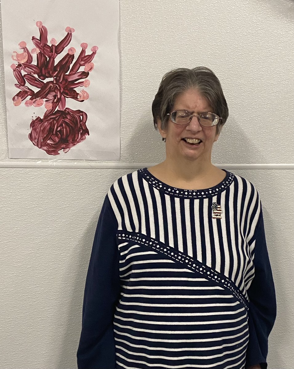 Humanim's tweet image. To commemorate #DDawareness2023 and #WomensHistoryMonth, we’ve highlighted three women, whom we are proud to support in our Meaningful Day Program, including Laura. Laura often applies the skills she has learned in our program to her daily life. Read more humanim.org/news/ddam-2023/