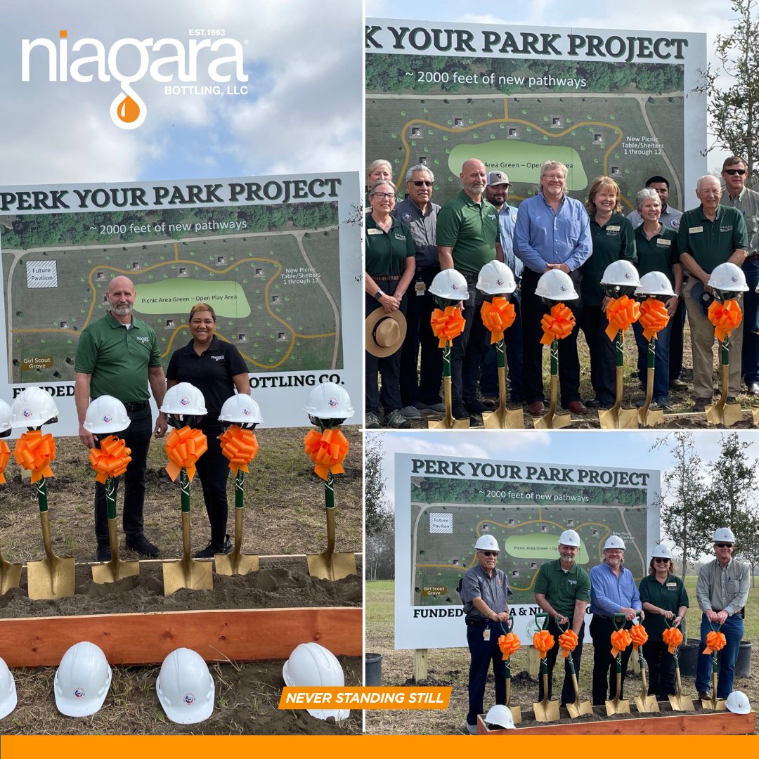 Thank you Tony and Sheryl from Team Houston for helping to break ground as part of #PerkYourPark!