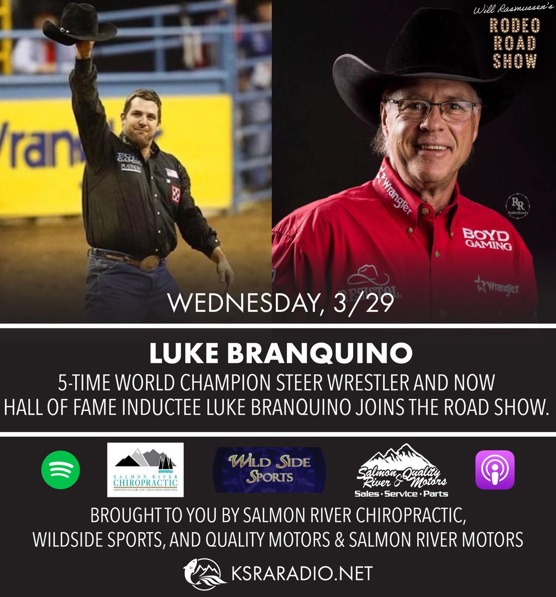 This will be out on the Rodeo Road Show podcast by the end of the day!!
