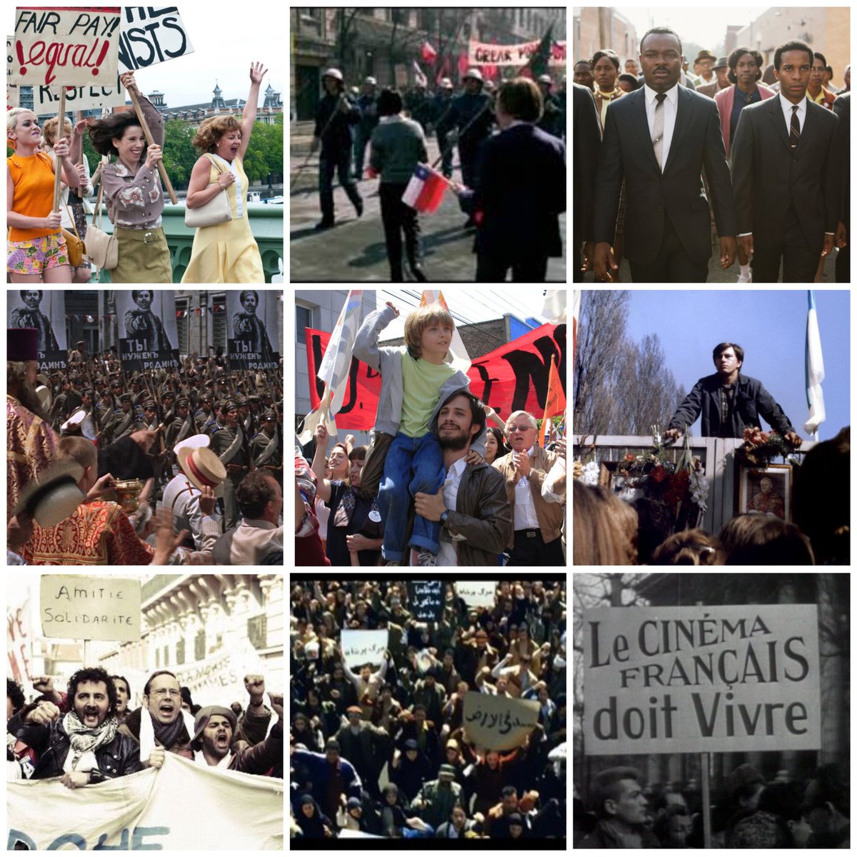 Manifestations, grèves, mobilisations.. Longtemps le cinéma s'est engagé ou a au moins illustré l'engagement citoyen, politique ou syndical.

Quel est votre film préféré avec une scène de mobilisation ?

Rep unique jusqu'au 2 avril 22h30 au #SondageMobilisation ✊