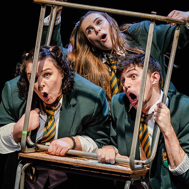 Blackeyedtheatr's tweet photo. End of term? Stir crazy? Wishing all you fabulous teachers and students out there a well earned break! And don't forget, Teechers Leavers '22 is back after Easter for more fun and games Whitewall style! #Teechers #TeechersLeavers22 #JohnGodber https://t.co/ukNUVNsX1X