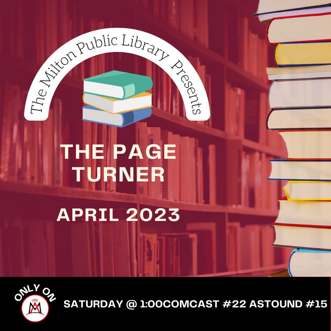 MiltonAccessTV's tweet image. In collaboration with Milton Grows the Milton Public Library will offer new events to gear up for the spring! 🍃 Find out more in the newest Page Turner tomorrow at 1:00 p.m.

📺: Public Channel: (Comcast #9 / Astound #13)
💻: YouTube: Milton Access TV

#miltonlibrary #spring