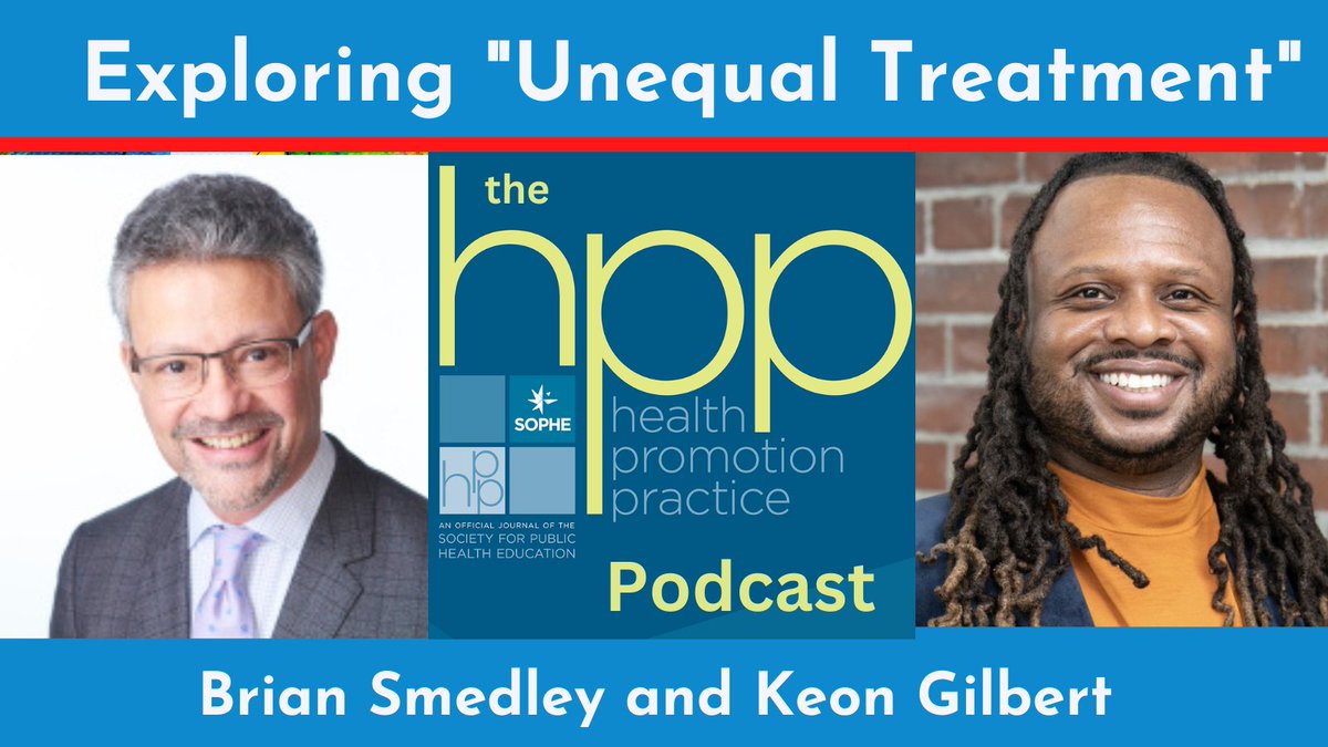 TheHPPJournal (@thehppjournal) on Twitter photo 20 years later...
Guest Host <a href="/DrKLG4Health/">Keon Gilbert</a> and @BrianDSmedley reflect on the impact of the <a href="/iomofnas/">InstituteofMedicine</a> landmark report "Unequal Treatment"- what has changed, the work before us: hpp.pub/podUnequal
Report: hpp.pub/3Zf6axW
<a href="/LaNitaSWright/">LaNita Wright</a> <a href="/NandiMarshall/">Nandi A. Marshall, DrPH, MPH, CHES, CLC, CDE</a> <a href="/DrDHud/">Darrell Hudson</a> 20 years later...
Guest Host <a href="/DrKLG4Health/">Keon Gilbert</a> and @BrianDSmedley reflect on the impact of the <a href="/iomofnas/">InstituteofMedicine</a> landmark report "Unequal Treatment"- what has changed, the work before us: hpp.pub/podUnequal
Report: hpp.pub/3Zf6axW
<a href="/LaNitaSWright/">LaNita Wright</a> <a href="/NandiMarshall/">Nandi A. Marshall, DrPH, MPH, CHES, CLC, CDE</a> <a href="/DrDHud/">Darrell Hudson</a>