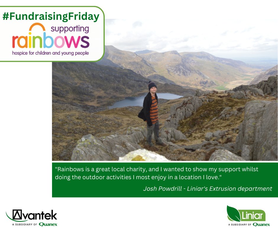 On June 10th Liniar's Josh Powdrill will be taking on the famous Snowdon Triple Challenge to raise money for <a href="/RainbowsHospice/">Rainbows Hospice</a>

To donate visit pulse.ly/xydh4qgxdu

#community #donate #TeamQuanex #TeamLiniar
