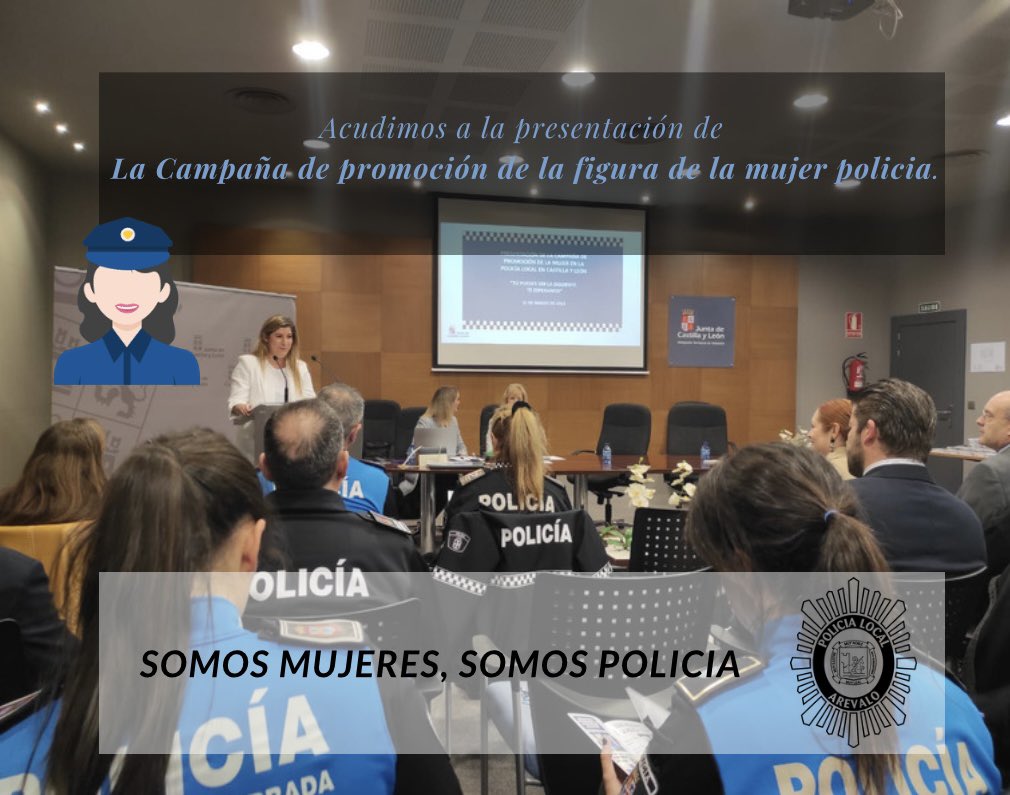 Campaña de promoción de la figura de la mujer policía.👮🏼🚔 #112plarevalo #arevalo #avila #castillayleon #policiamunicipal #policialocal #tupolicia #estamosporti #police #policia #agentes #prevencion #seguridadciudadana #instapolice #proteger #ayudar#mujer #policiamujer