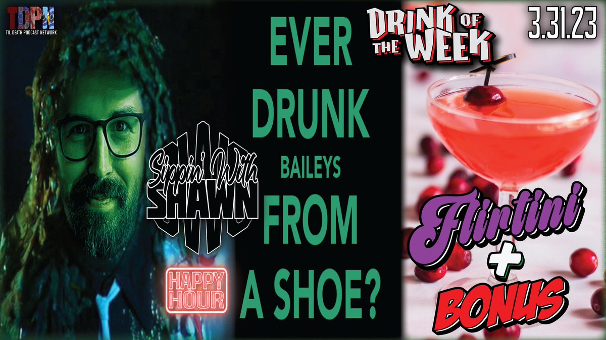 New Sippin’ With Shawn (@ImShawnCav) Episode Up!! 

An Ode to Old Gregg Mothalickas - Drink(s) Of The Week | Sippin’ With Shawn | 3.31.23

#DrinkOfTheWeek #OldGregg #Baileys #Flirtini #LoveGames #TheMightyBoosh #HowTo #Alcohol #Mangina #SippinWithShawn 

rumble.com/v2fmoou-an-ode…