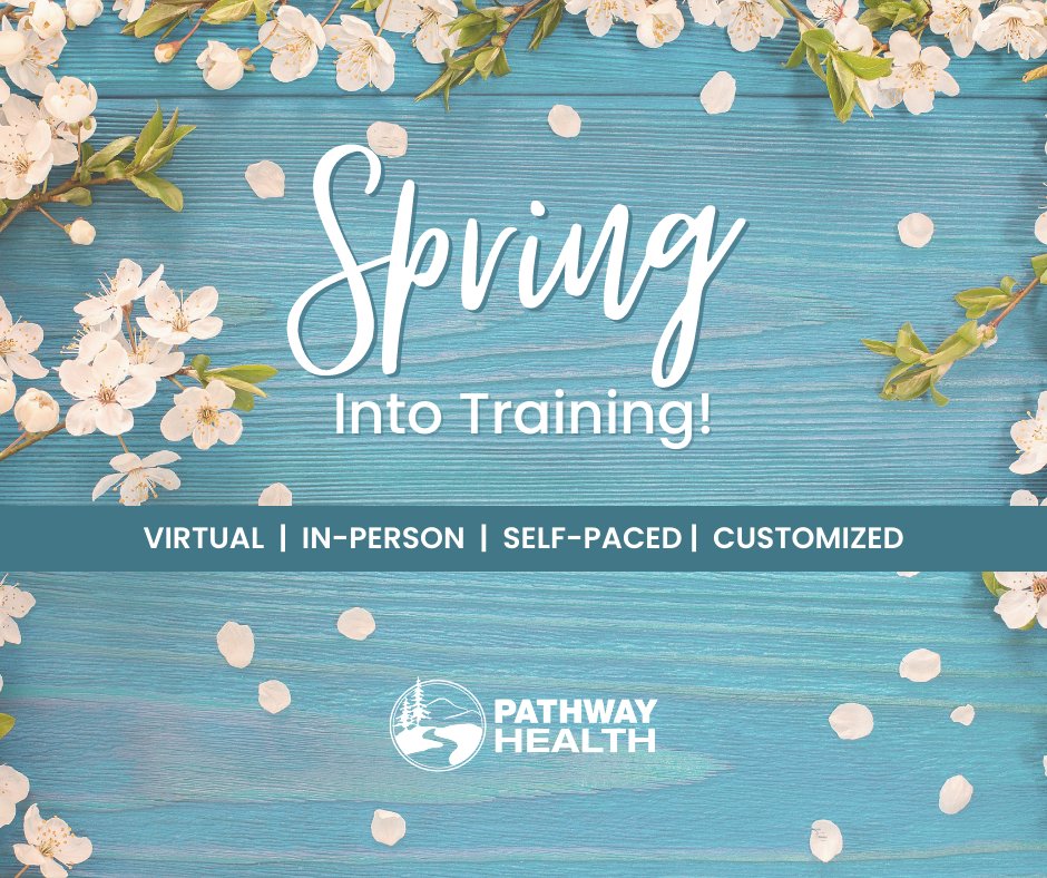 Pathway_Health's tweet image. Get ready for a springtime full of learning opportunities with Pathway Health! Our trainings, tools and resources are specifically developed to fit your needs and schedule. Visit our latest post to see available sessions: ow.ly/8XGl50Npg79 

#LTCEducation #LTCResources