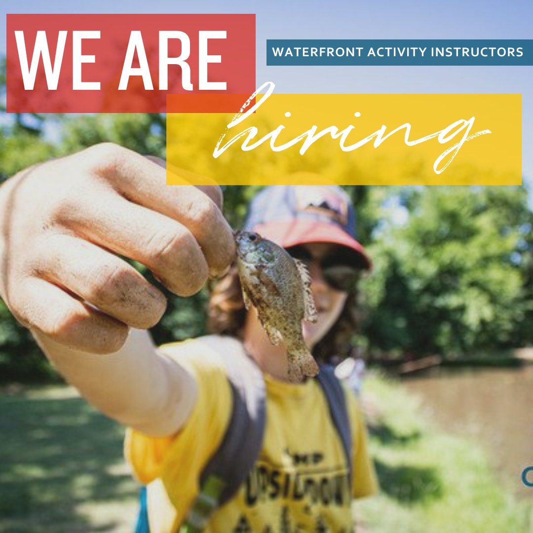 CampFireHOK's tweet photo. Splish, splash on over to Camp DaKaNi this summer and join our team as our Waterfront Activity Instructor!

Want a summer filled with boating and fishing? Well, this is the perfect position for you! Apply today by following the link in our bio! https://t.co/H3Ua3hzkwB