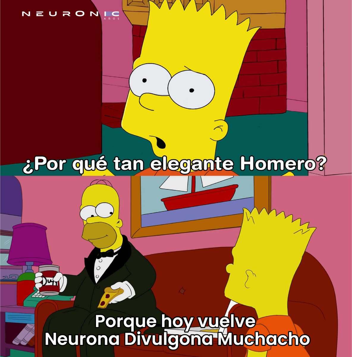 neuronicti's tweet photo. ¡Estamos re manija! Hoy vuelve 𝗡𝗲𝘂𝗿𝗼𝗻𝗮 𝗗𝗶𝘃𝘂𝗹𝗴𝗼𝗻𝗮 𝗮 𝗹𝗮𝘀 𝟭𝟯 𝗵𝘀 y tenés que estar ahí junto a los genios de Gabriel Fernández y Fabricio Abba que nos hablarán sobre las #IA🤖

👉 Acá podés ver la Neurona Divulgona, en vivo o grabada https://t.co/xrgbFdlsD9 https://t.co/AzI5ia374G