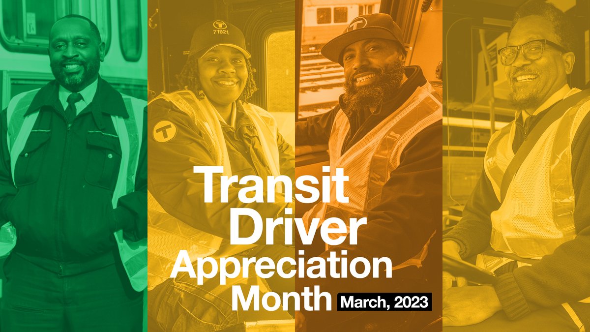 bosBRT's tweet photo. Today might be the last day of Transit Driver Appreciation Month, but now more than ever, we see and honor their commitment to safely and reliably get people where they need to be every day. ππ
Watch this year's @MBTA operator videos: https://t.co/va1db86E8Q https://t.co/cOmrbXyzsX
