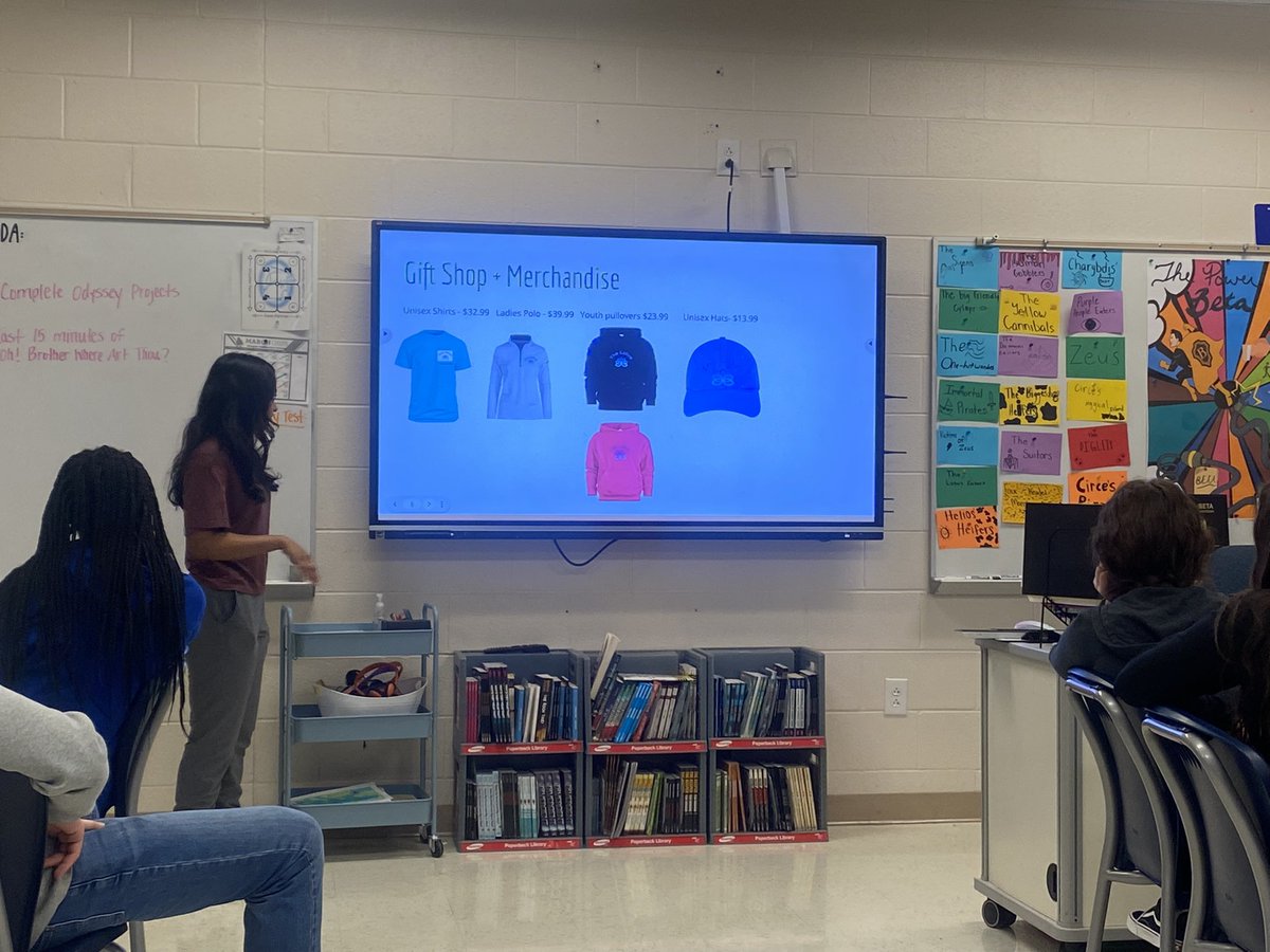 blair_abner's tweet image. English I classes are presenting their Odyssey Theme Park proposals today. They have marketing campaigns, map designs, menus, and even product samples! #ghsscotties @GHSDrAllen