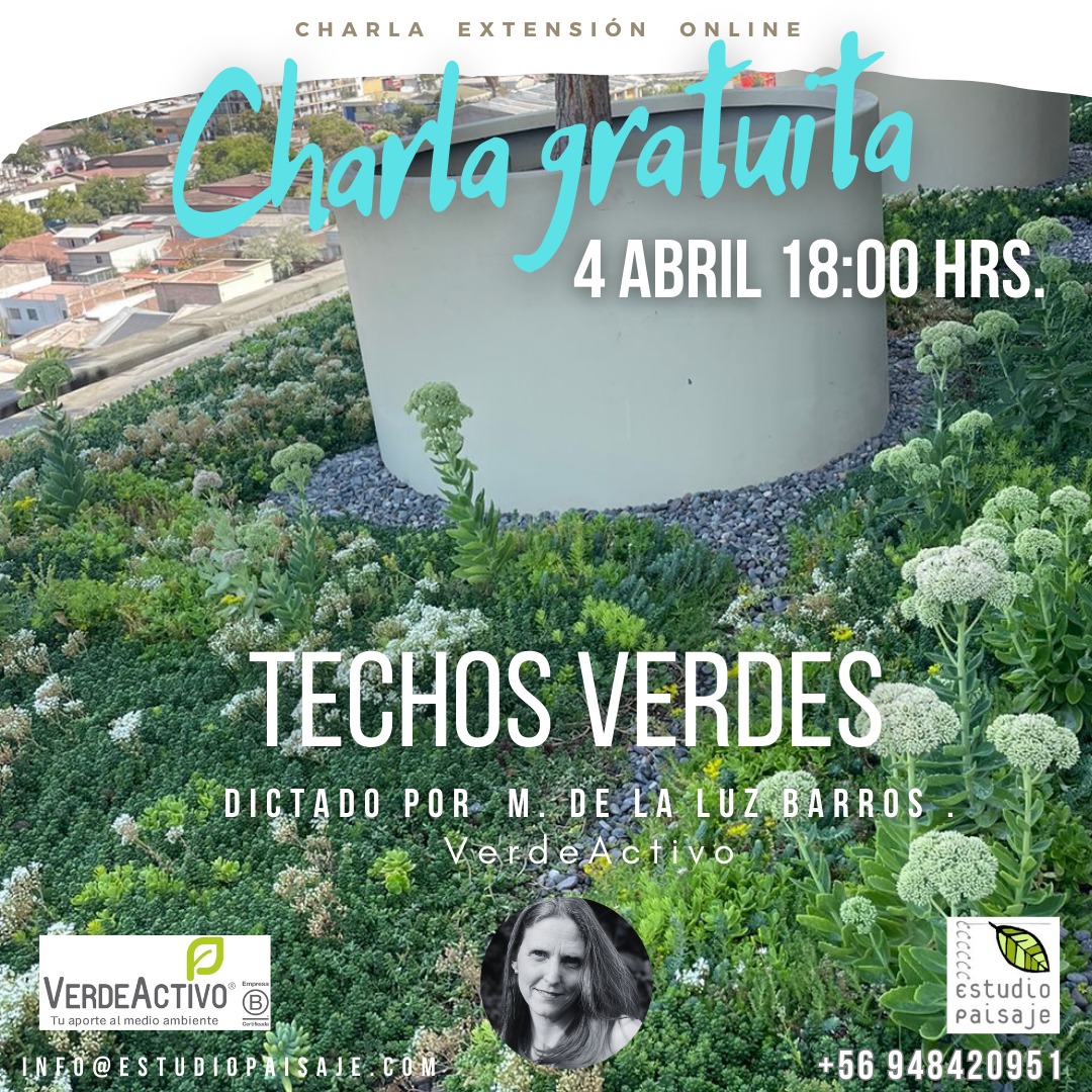 Esta charla gratuita dictada por María de la Luz Barros, Dir. Ejecutiva de #VerdeActivo, junto a #EstudioPaisaje, mostrará distintos tipos de techos verdes y sus técnicas constructivas.
📆 martes 4/4/23
🕜 18 hrs
💻online
📩 lnkd.in/eEvGKN8s