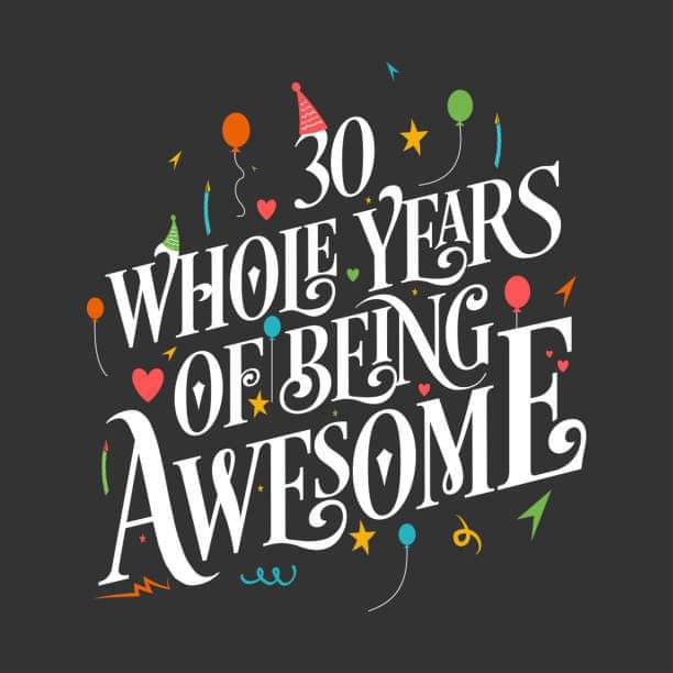 Happy 30th Birthday to us! 🎈🥳 On Monday 3rd of April our shop will have been open 30 years! With such an amazing milestone we are celebrating the day with 30% off EVERYTHING in store. Thank you for all your continued support. We look forward to seeing you! *Gold Street ONLY