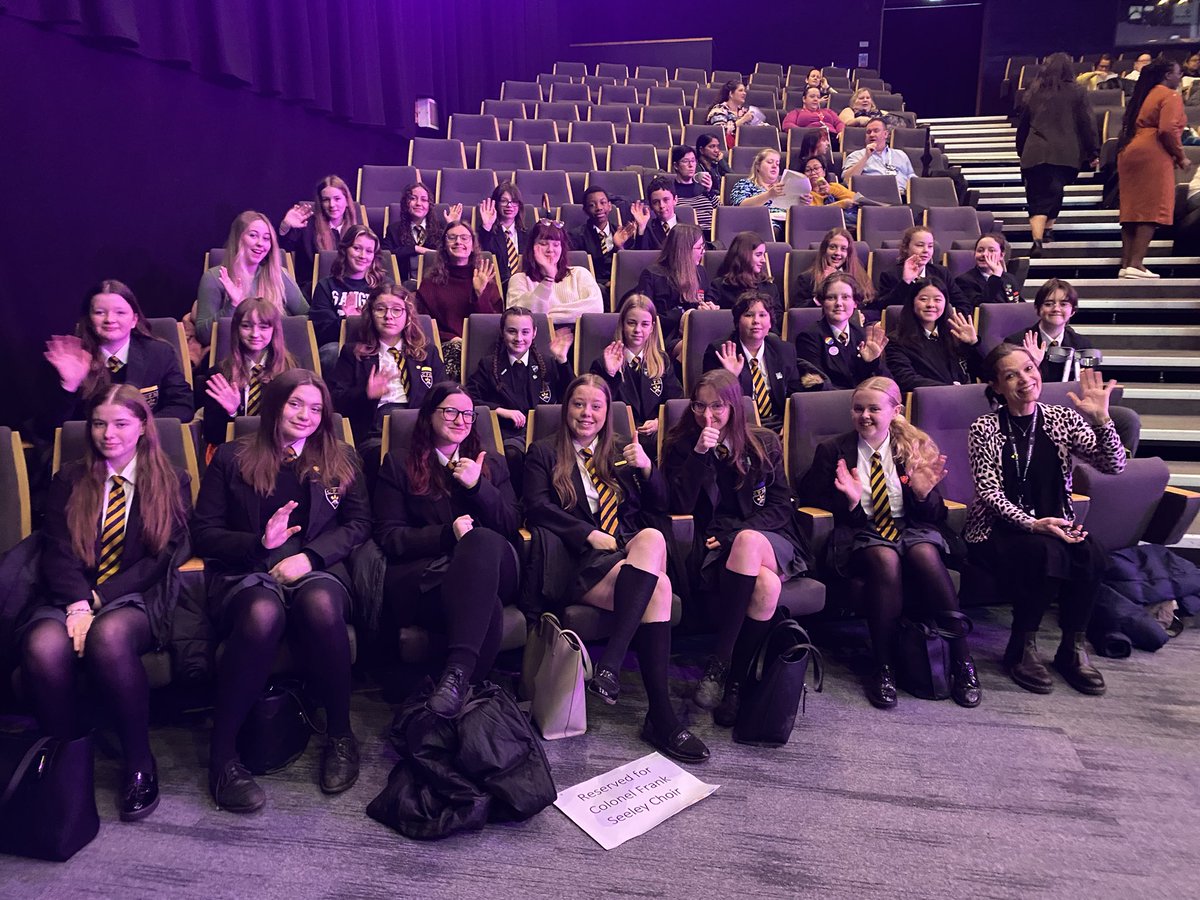 Today the CFS Choir were honoured to be invited to perform at the NUH Inclusion Event. Pupils chose to sing ‘A Million Dreams’ from The Greatest Showman and received a standing ovation from the audience 🙌🎤🎼 @NUHInstitute <a href="/Onyi33500474/">Onyinye Enwezor BEM</a>