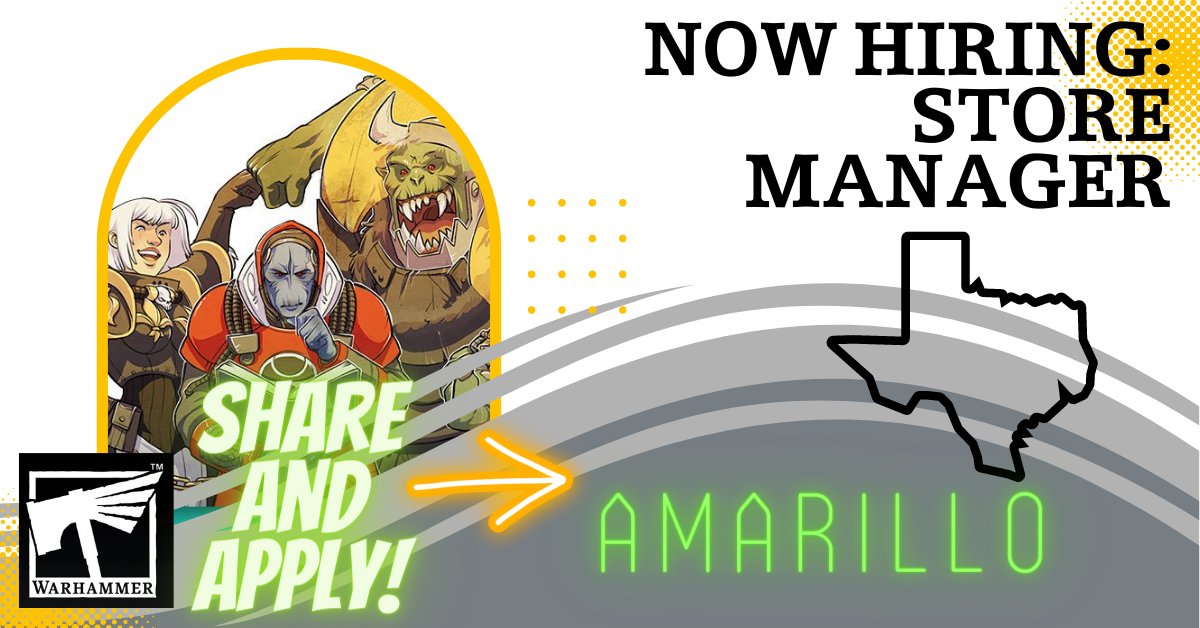 WarhammerJobs's tweet photo. Apply here! https://t.co/Cx8slLVcRS https://t.co/U2FmEIqljy