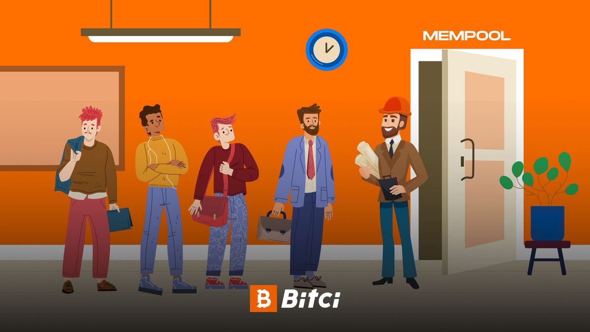 #Mempool serves as a kind of waiting room for transactions that have not yet been included in a block. By its function, it shows the intensity of transactions performed on the network.

#Bitci