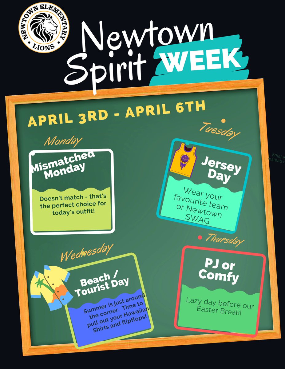 Look what is happening next week during @newtownelem Spirit  Week!  @nlesdca