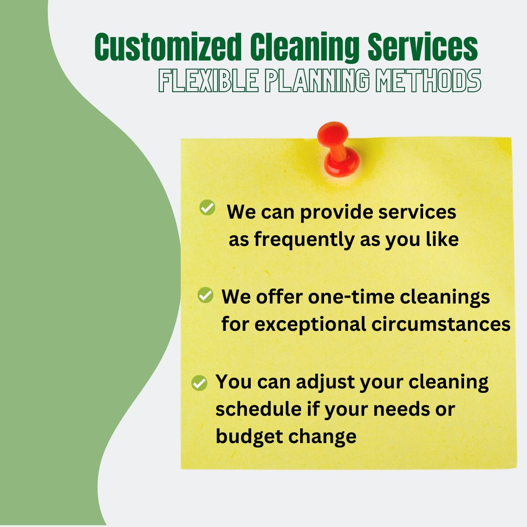 cjcleaningpro's tweet image. CJ Cleaning Services operates on a no-contract basis, so you can customize your cleaning services based on your need.
#customizedcleaning
#cleaninghelp
#cleaningservices