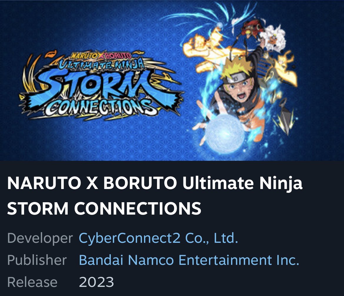 NARUTO X BORUTO Ultimate Ninja STORM CONNECTIONS on Steam