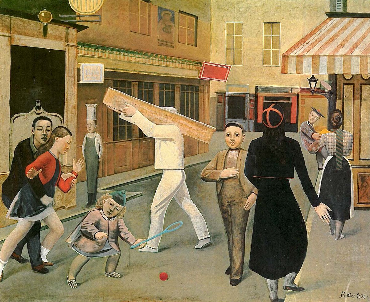 The street, 1933 #metaphysicalart #balthus wikiart.org/en/balthus/the…