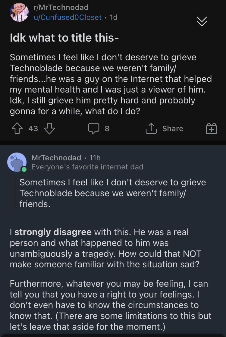 technodadreddit's tweet photo. Grieving https://t.co/wNMD3CoQ7Y