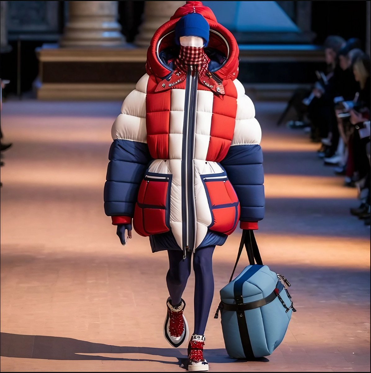 pufflady310's tweet photo. Puff lady 
@TommyHilfiger
 #aifashion #NFTCommunity #aiartist #AIcommunity #MetaverseFashionWeek #MetaverseAIContest 
#TommyHilfigerAICreator #THXDRESSXAI #pufflady https://t.co/YQxwBfMGaR