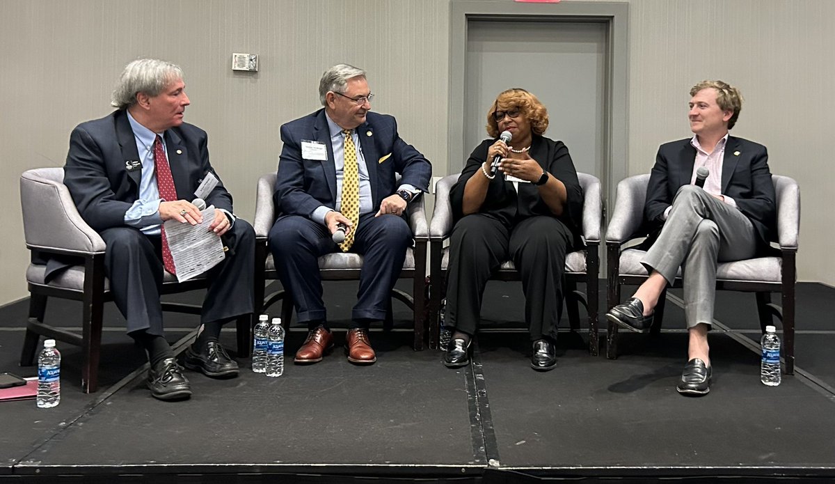 The policy talk here is substantive, but panels like this one at <a href="/NCACCT/">NCACCT</a> also always remind me of the quality of our legislators and the collegiality among them.  Hats off @SawreyforNC <a href="/Burgin4Senate/">Jim Burgin</a> <a href="/GloristineBrown/">Rep. Gloristine Brown</a> (and to longtime friend J. Philpott).