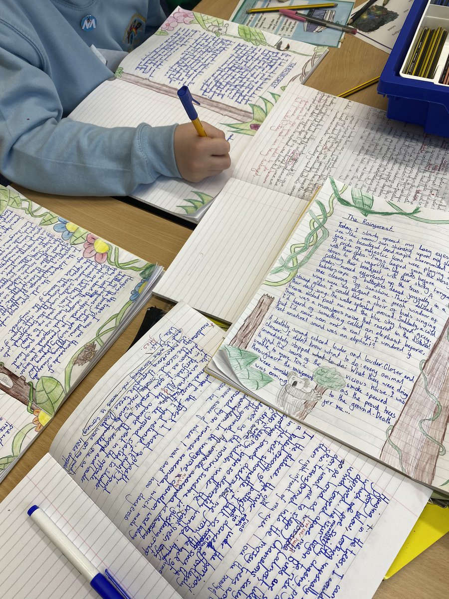 VocabularyNinja's tweet photo. Wonderful day spent writing with Y6 @BillinghamSth Rainforest. Monsters. Escape! βοΈ Pupils were fab and we got some exclellent outcomes by the end of the day! Kids were proud. I was proud. School was proud! #billy5values So many doors held for me while in school too! πͺ https://t.co/aI7dTfhXo6