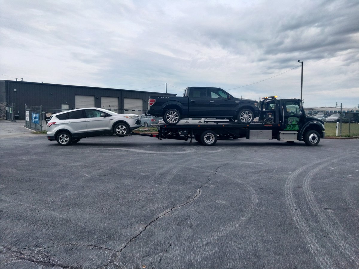 Little tow action today