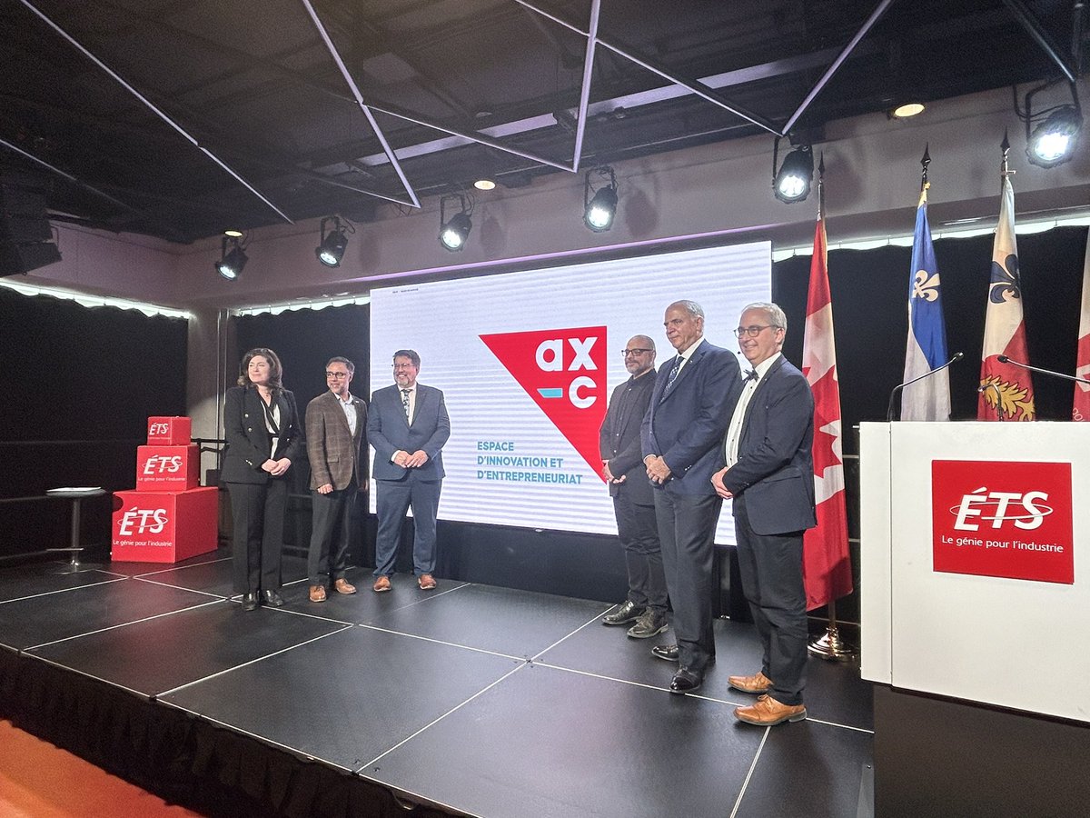 Ax-C, une ambition de rassembler tout le Québec derrière l’entrepreneuriat innovant 👏
Ce lieu doit réunir tou.te.s les entrepreneurs, les startups et les accélérateurs-incubateurs de toutes les régions du Québec!

C’est ensemble que nous irons loin 🚀

<a href="/CentechMTL/">Centech</a> #polqc #tech