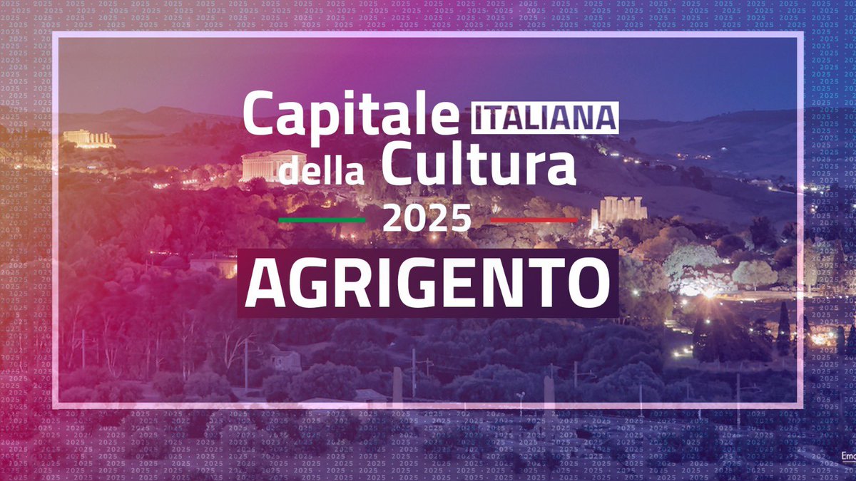 Buon lavoro 𝐀𝐠𝐫𝐢𝐠𝐞𝐧𝐭𝐨! Città 𝐂𝐚𝐩𝐢𝐭𝐚𝐥𝐞 𝐢𝐭𝐚𝐥𝐢𝐚𝐧𝐚 𝐝𝐞𝐥𝐥𝐚 𝐜𝐮𝐥𝐭𝐮𝐫𝐚 𝟐𝟎𝟐𝟓 🎉 #capitaleitalianadellacultura #agrigento #cultura #italia