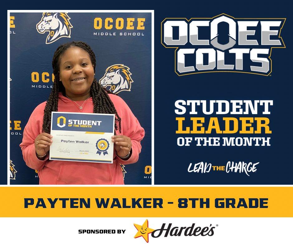 OcoeeMiddle1's tweet photo. 🐴 OCOEE COLT LEADERS 🐴
Congratulations to our March Leaders of the Month! We are so proud of your hard work and leadership! Keep up the great work!
#LeadtheCharge #ColtFamily https://t.co/UiDdoOeXjX