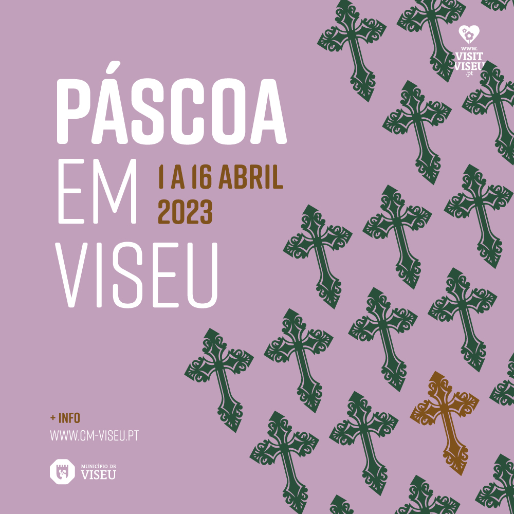 As celebrações da Páscoa, em Viseu, têm início amanhã, dia 1 de abril! ✨ Saiba mais e consulte a programação completa aqui: bit.ly/3Kn3p9q.
