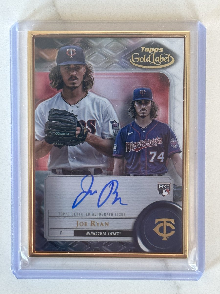 Make the off day a bit more fun.

2022 #OpeningDay #MNTwins starter Joe Ryan makes his 2023 debut on Sunday.

RT for a chance to win his <a href="/Topps/">Topps</a> Gold Label Rookie Auto. Must be following to be eligible.