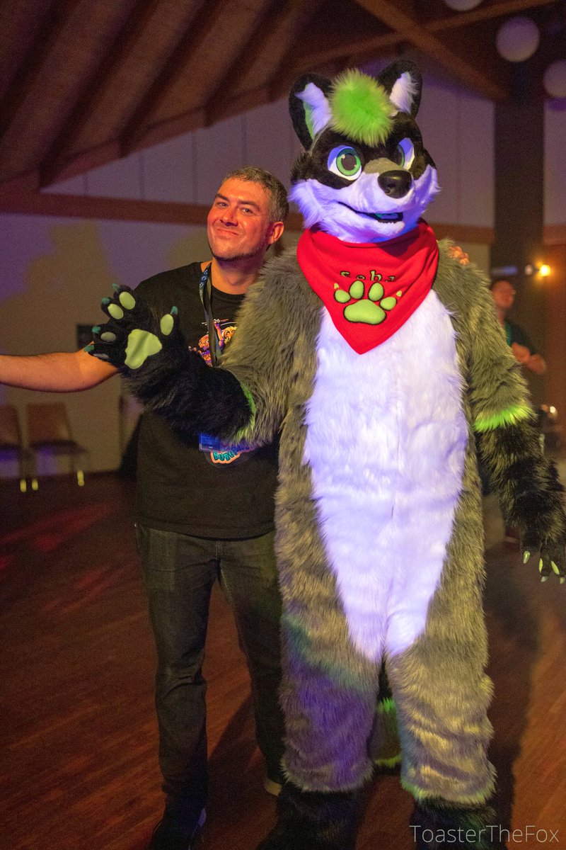 Seba_Raccoon's tweet photo. Happy #FursuitFriday 

🐲@burutatsu
🦝@Seba_Raccoon
📷@ToasterTheFox
🏬@RhoenDance https://t.co/GNsrFK1jVf