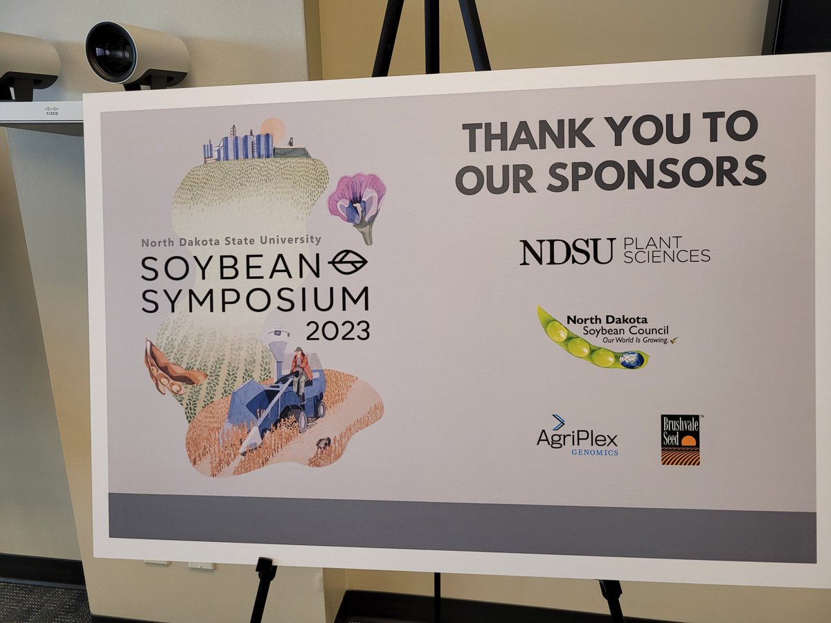 Starting day two of the <a href="/NDSU/">North Dakota State University</a> <a href="/NDSUPlantSci/">NDSU Plant Sciences</a> #Soybean Symposium by hearing from the <a href="/NDSoybean/">NDSoybean</a> Executive Director Stephanie Sinner. #learning #research #education