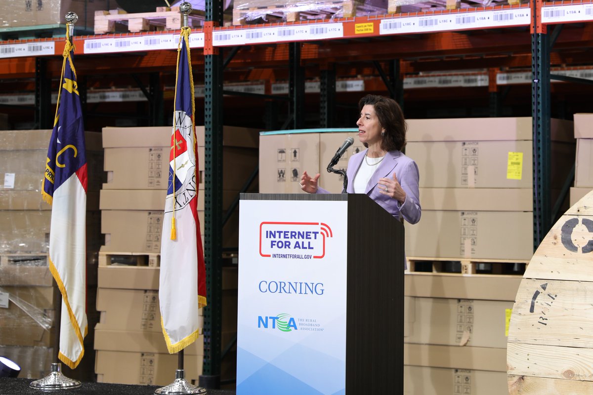 As <a href="/POTUS/">President Donald J. Trump</a> says: Where is it written that America can't lead the world in manufacturing again?

Nowhere.

Companies like Corning are powering America’s manufacturing boom, creating good-paying jobs, and helping us bring internet to every American.