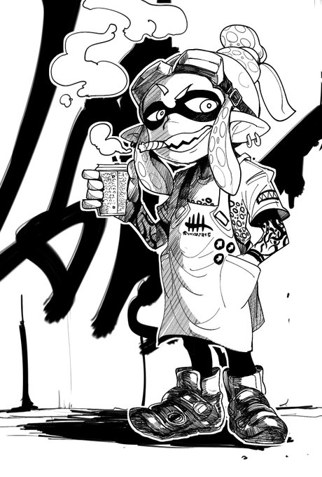 ずいぶん前のイカちゃんイラスト出たわ 